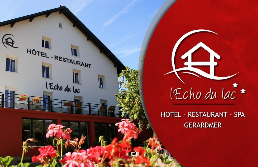 Hotel Restaurant L Echo Du Lac Gérardmer Buitenkant foto
